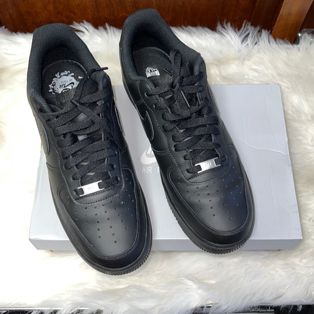 mens nike air force black
